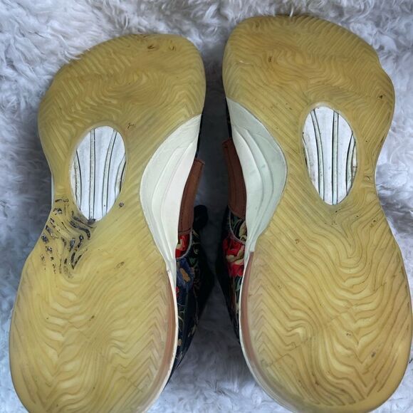 Nike Kevin Durant 7 EXT QS Floral Pattern midnight Navy black/hazelnut 2014 SZ9 - Picture 10 of 12